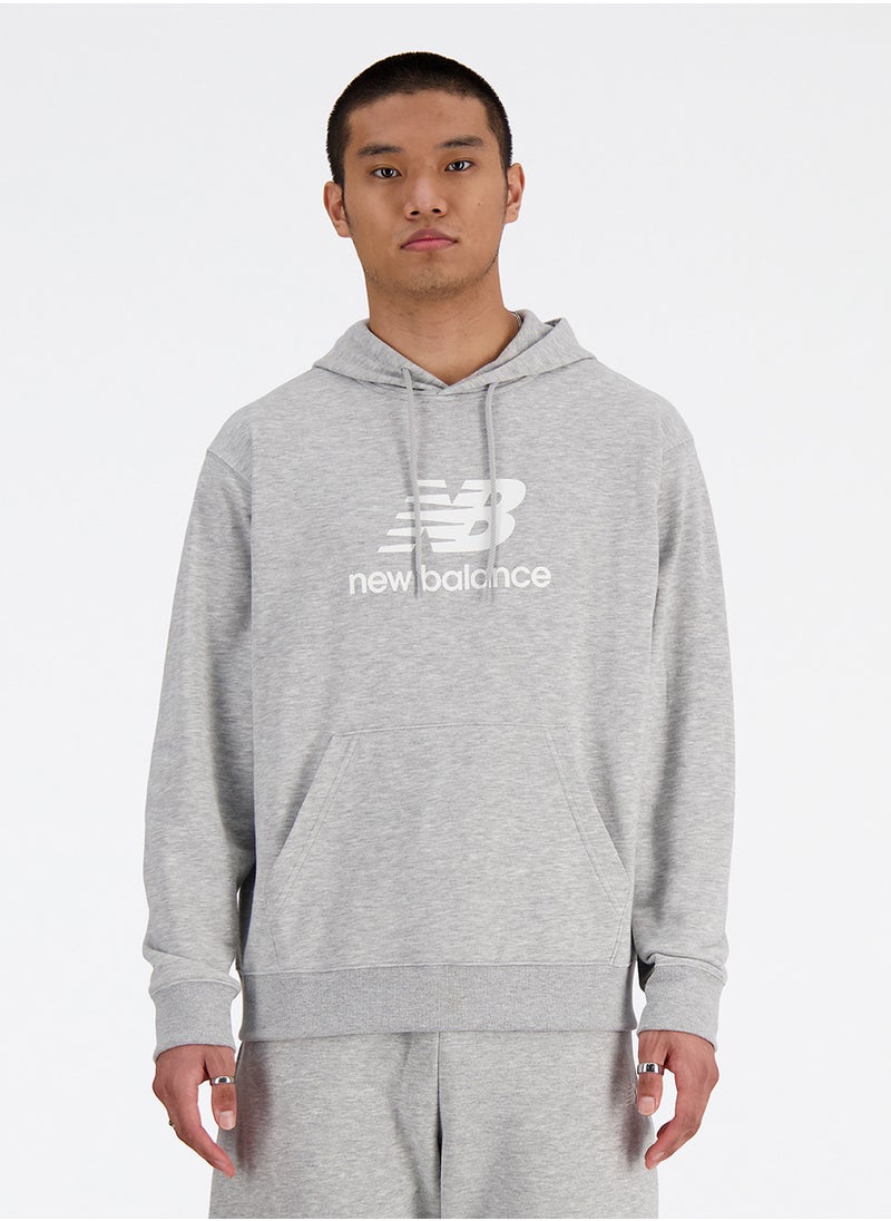 New Balance Essentials French Terry Logo Hoodie  - Image 1