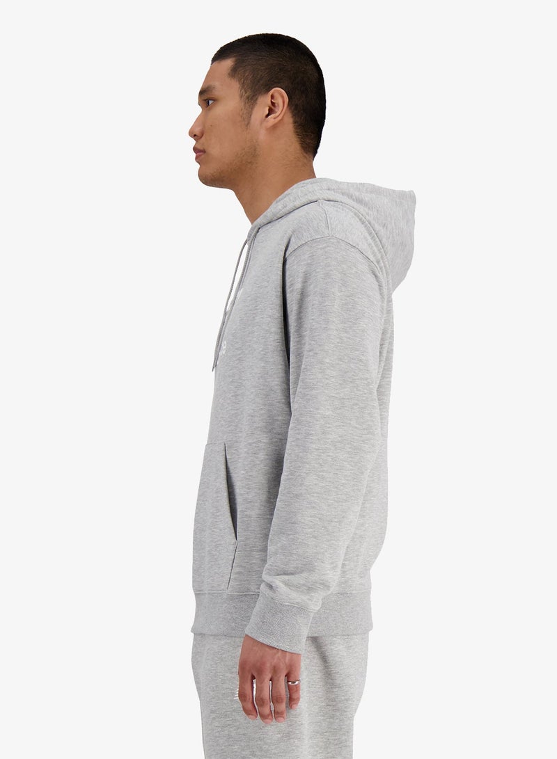 نيو بالانس هودي أساسي بشعار من نسيج تيري الفرنسي - Image 3