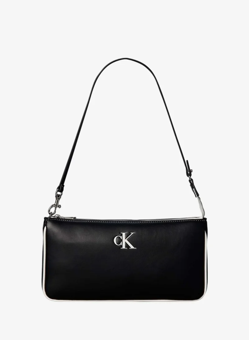 Contrast Logo Convertible Crossbody Bag