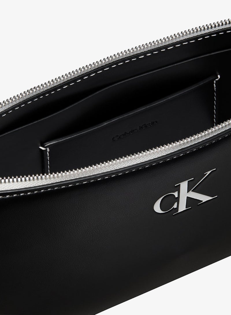 CALVIN KLEIN Contrast Logo Convertible Crossbody Bag - Image 3