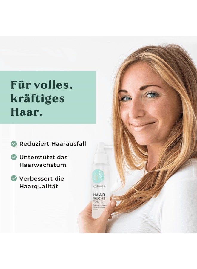 كوسفيرا تونك نمو الشعر بزيت إكليل الجبل، 100 مل، صُنع في ألمانيا – لتحفيز نمو الشعر، تقوية بصيلات الشعر، وتقليل تساقط الشعر - Image 2