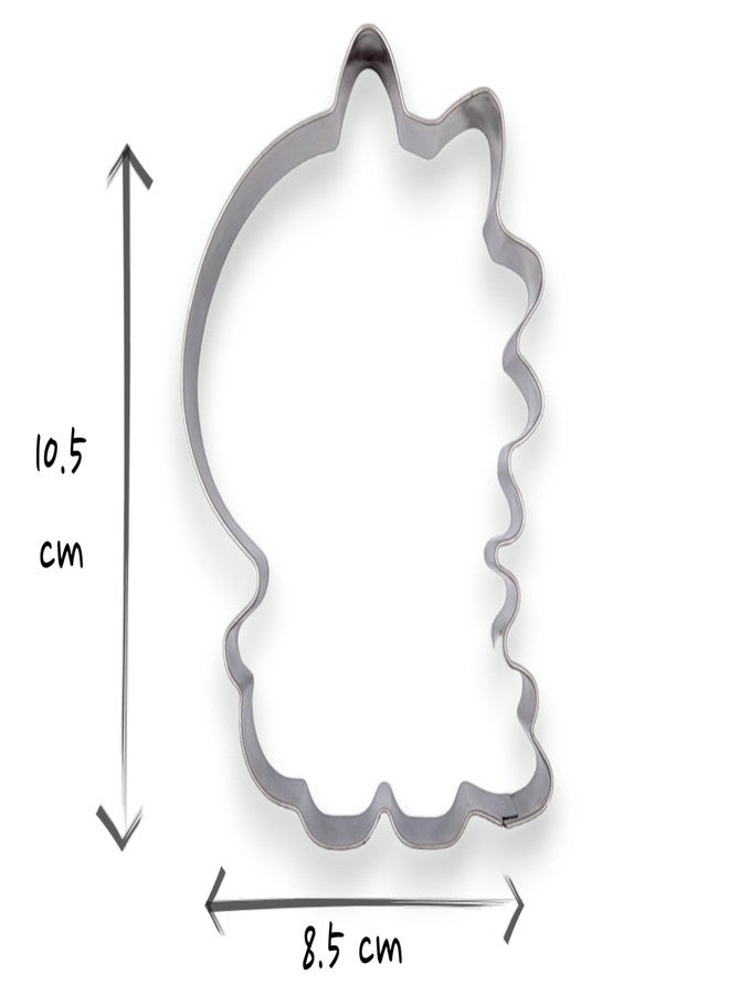 JOKUMO Cute Kid Dinosaur Cookie Cutter 4” Large Kid Dino Cookie Cutter Mold - 18/0 Stainless Steel - Image 2