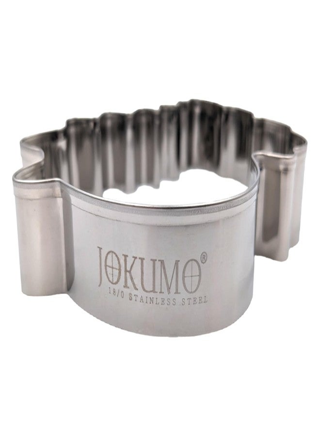 JOKUMO Cute Kid Dinosaur Cookie Cutter 4” Large Kid Dino Cookie Cutter Mold - 18/0 Stainless Steel - Image 4