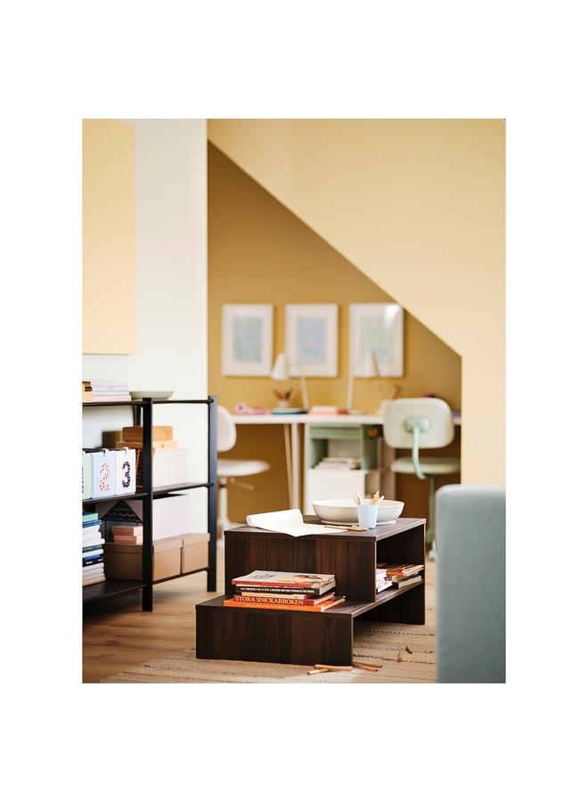 erorex Coffee table, dark brown, 90x55 cm - Image 3