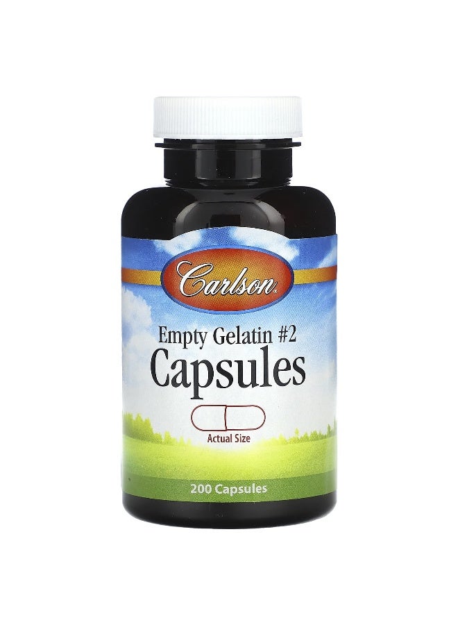 Carlson Carlson, Empty Gelatin Capsules #2 , 200 Capsules  - Image 1