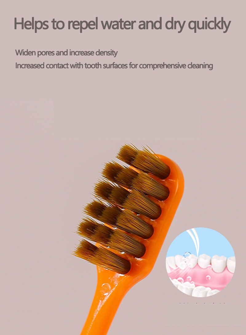 ASK Toothbrush Soft Bristles 5-Pack Toothbrush Household Adult Men And Women Toothbrush Soft Bristles Advanced Toothbrush - Image 3