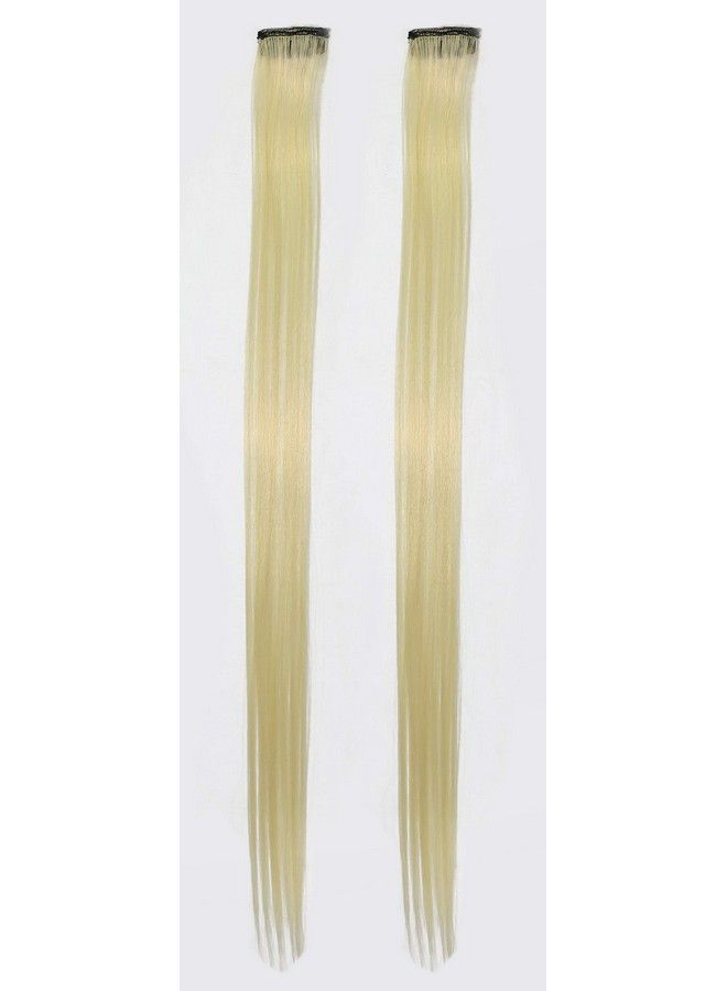 Paradise Hair Streak Colored Extension Highlighter For Women And Girls (Blonde) - Image 1