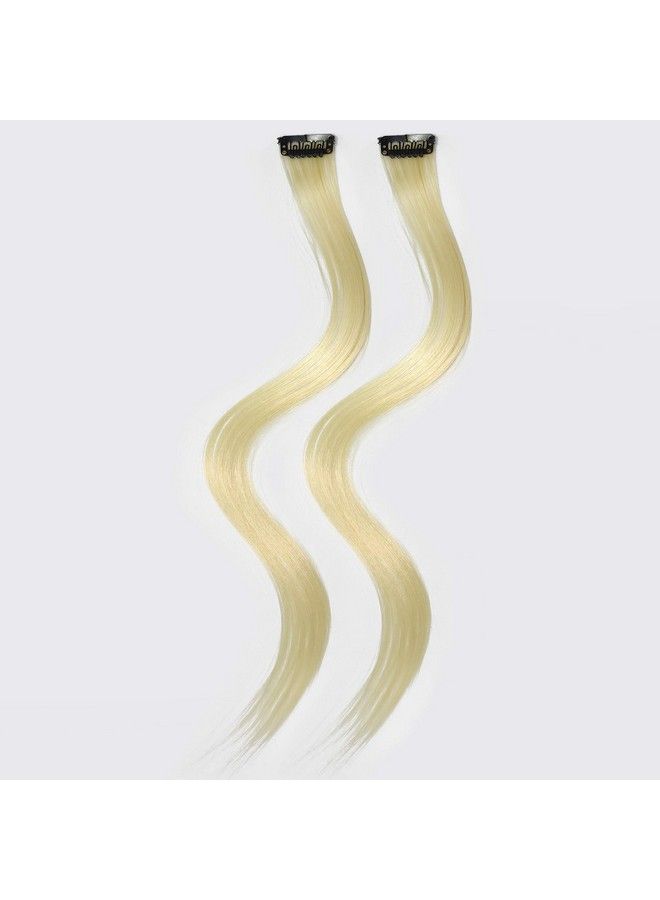Paradise Hair Streak Colored Extension Highlighter For Women And Girls (Blonde) - Image 4