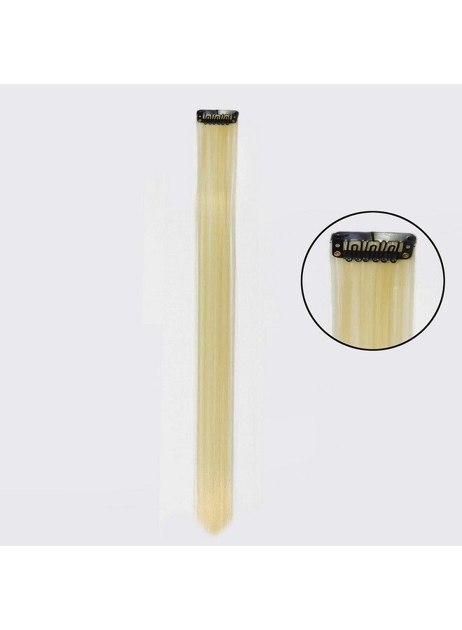 Paradise Hair Streak Colored Extension Highlighter For Women And Girls (Blonde) - Image 3