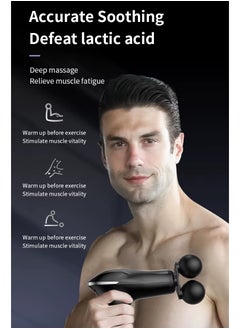 Prime by javaudan Mini Deep Tissue Massage Gun 6 Speeds 4 Heads Super Quiet Portable Muscle Massager for Pain Relief  - Image 3
