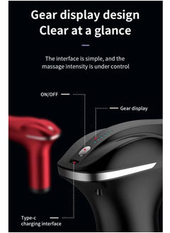Prime by javaudan Mini Deep Tissue Massage Gun 6 Speeds 4 Heads Super Quiet Portable Muscle Massager for Pain Relief  - Image 4