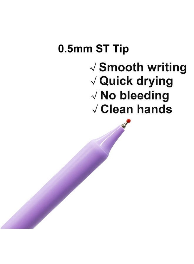 مايداهوي 10 قطع من أقلام Maydahui الملونة على شكل قلب، أقلام هلامية قابلة للسحب، أقلام حبر أسود، أقلام حبر جاف ... - Image 3