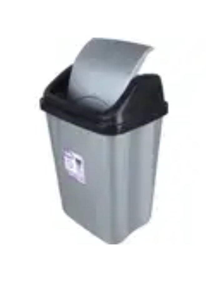 فافيلا باسكت بلاستيك بغطاء متحرك يعمل باللمس لسهولة الاستخدام اليوميةSwing Bin – كود701- سعة 20لترخامة قوية سهلة التنظيف - Image 3