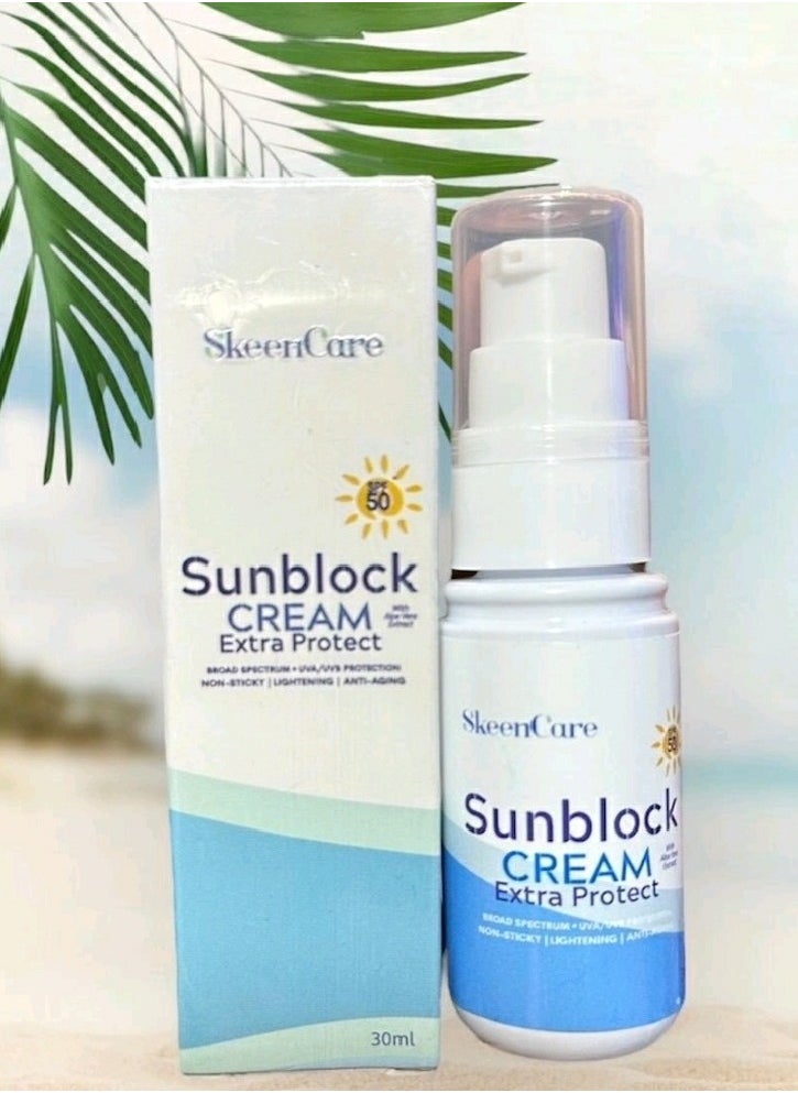 SkeenCare Sunblock Cream SPF 50 30ml - pzsku/Z151ECDAC98CAA1B79660Z/45/_/1715454965/07be5907-9402-46d6-a412-f82085c250db