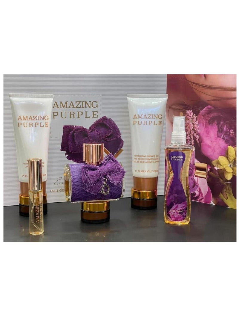 Amazing Purple Perfume Set for Women 100 ml
