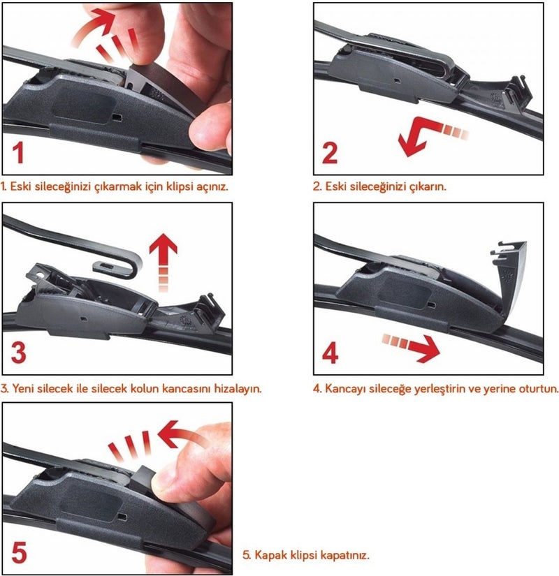 Mazda 6 Banana Wiper Set (2008-2012)