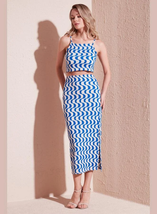 Lela Lela Slim Fit Strappy Set with Slit for Women SET 5865278