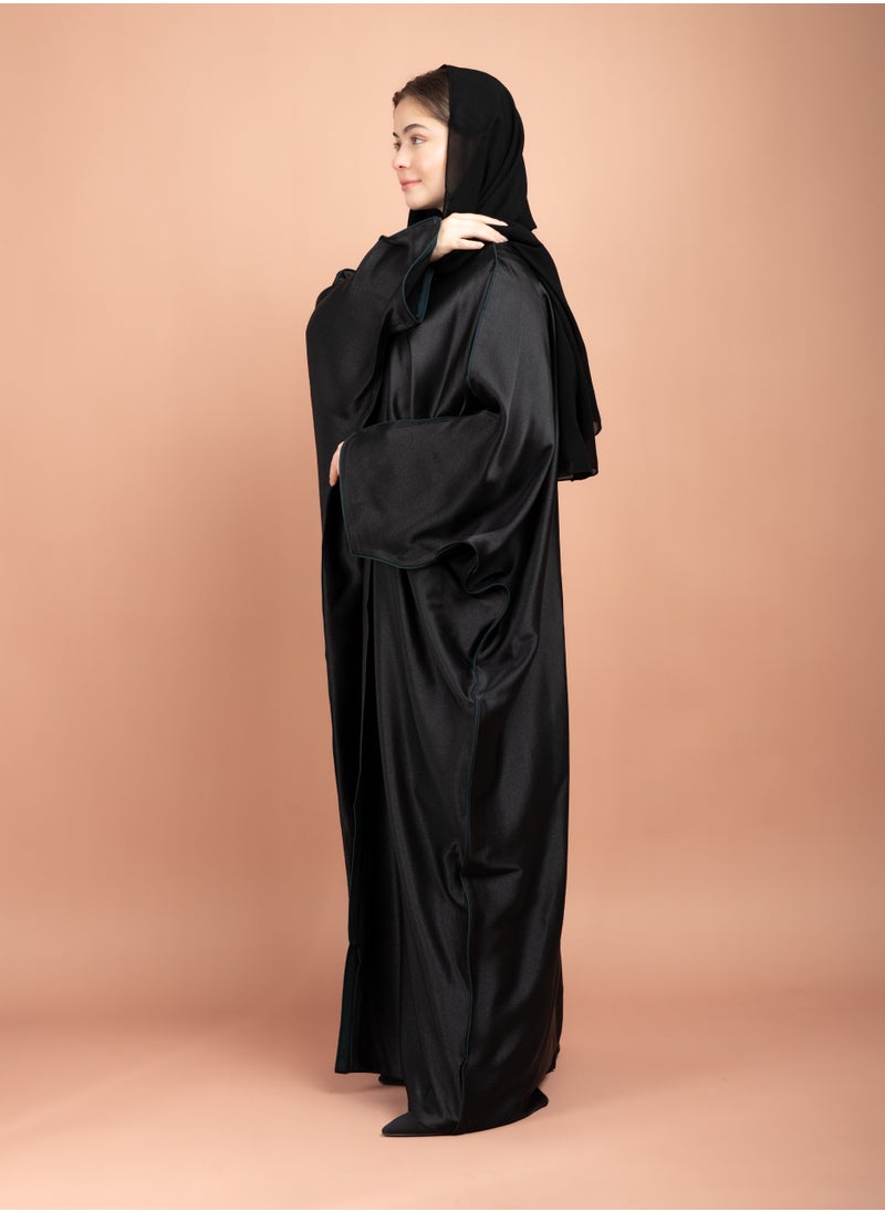 اكسا - عباية فراشة اماراتية سادة AIK5048 - Image 1
