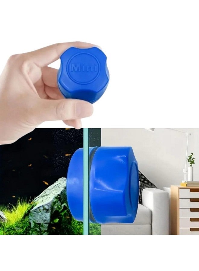 منظف زجاج حوض السمك المغناطيسي الصغير VAYINATO® لتنظيف الطحالب | مناسب للزجاج بسمك 6-8 مم | قد يختلف اللون (أسود، أبيض، أزرق) من Petzlifeworld - Image 1