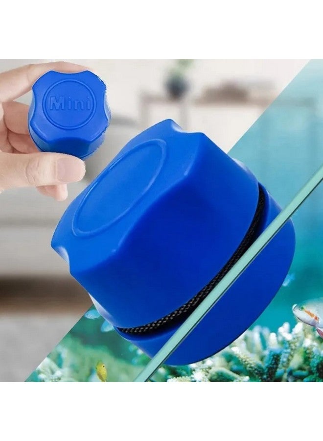 منظف زجاج حوض السمك المغناطيسي الصغير VAYINATO® لتنظيف الطحالب | مناسب للزجاج بسمك 6-8 مم | قد يختلف اللون (أسود، أبيض، أزرق) من Petzlifeworld - Image 2