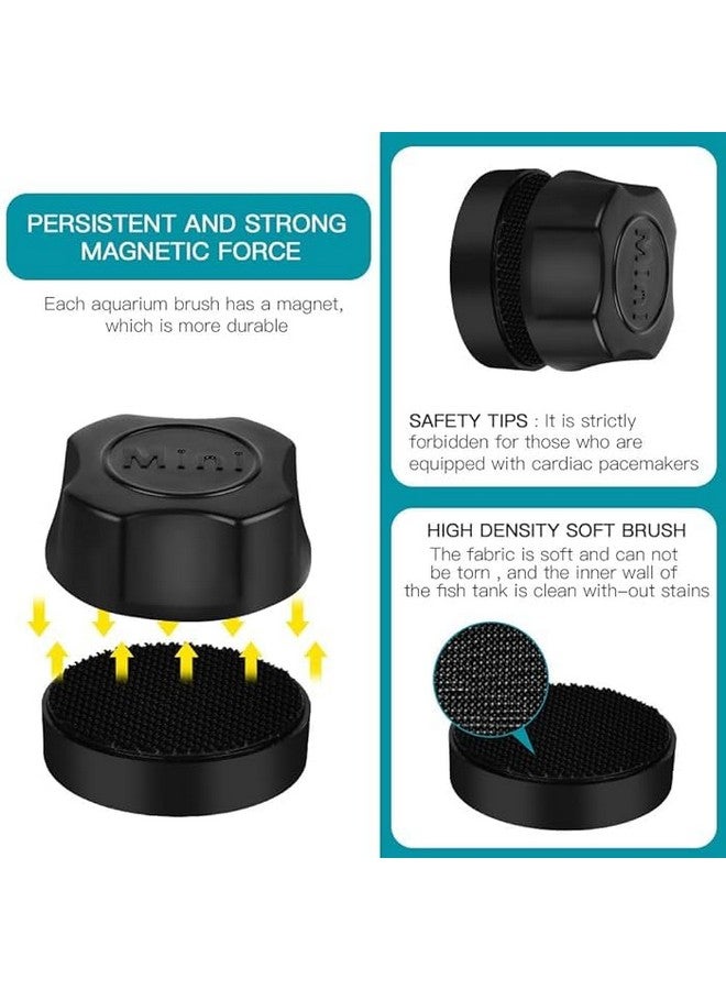 منظف زجاج حوض السمك المغناطيسي الصغير VAYINATO® لتنظيف الطحالب | مناسب للزجاج بسمك 6-8 مم | قد يختلف اللون (أسود، أبيض، أزرق) من Petzlifeworld - Image 5