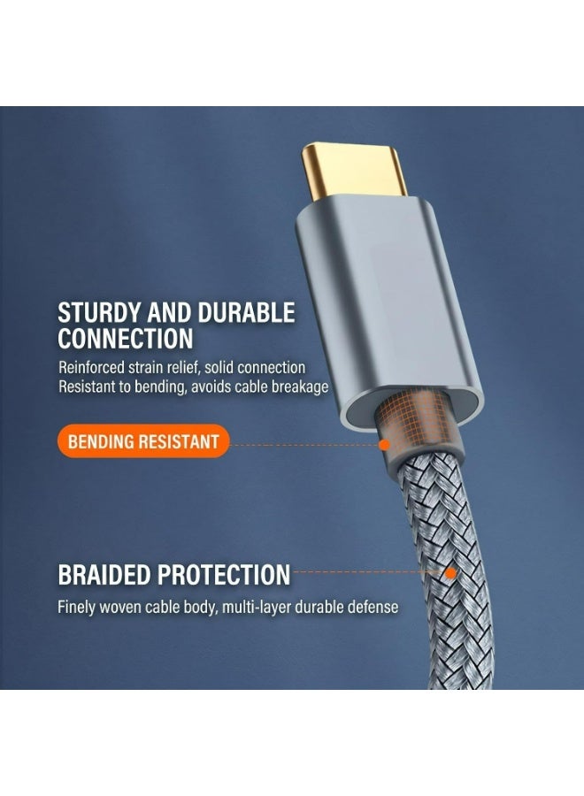 أبلينم كابل طابعة USB 2.0 (من النوع A ذكر إلى النوع B ذكر) - كابل مجدول عالي السرعة للطابعات والماسحات الضوئية، متوافق مع أجهزة HP وCanon وDell وLexmark وXerox وSamsung وغيرها (الطول: 3.28 قدم / 1 متر) - Image 5