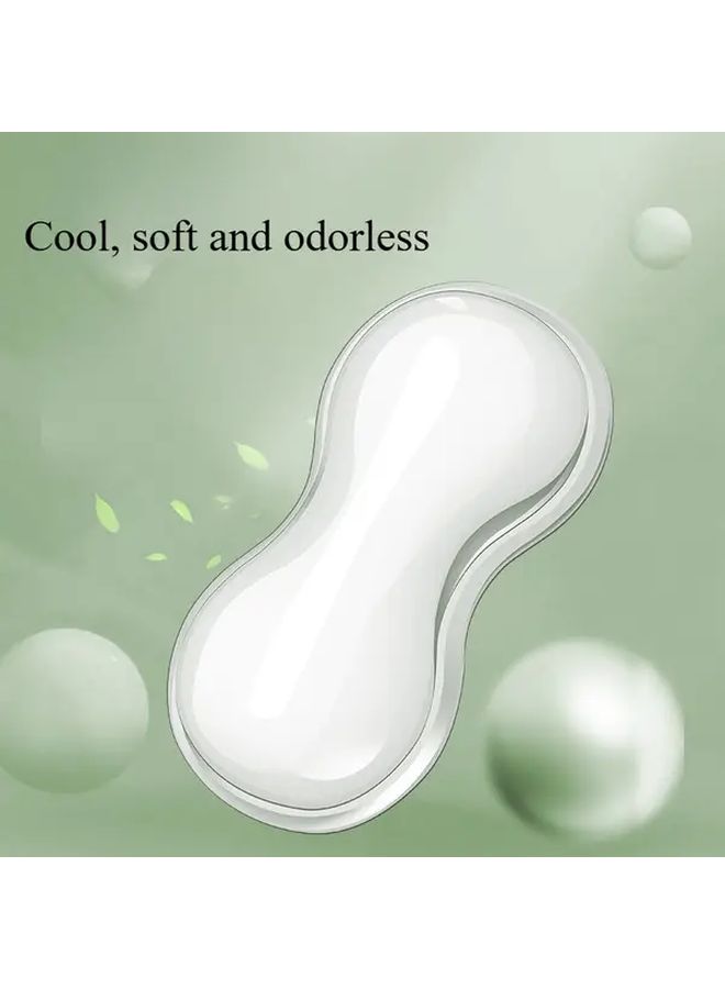 Transparent Two Piece Set Ergonomic Keyboard Wrist Rest Office Pad - Image 4