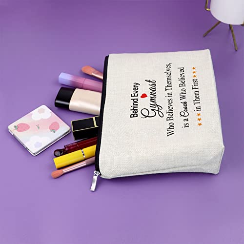 Sazuwu Gymnastics Coach Gifts Makeup Bag for Gymnastics Lovers Cosmetic Bag Birthday Thank You Christmas Retirement Present - Image 5