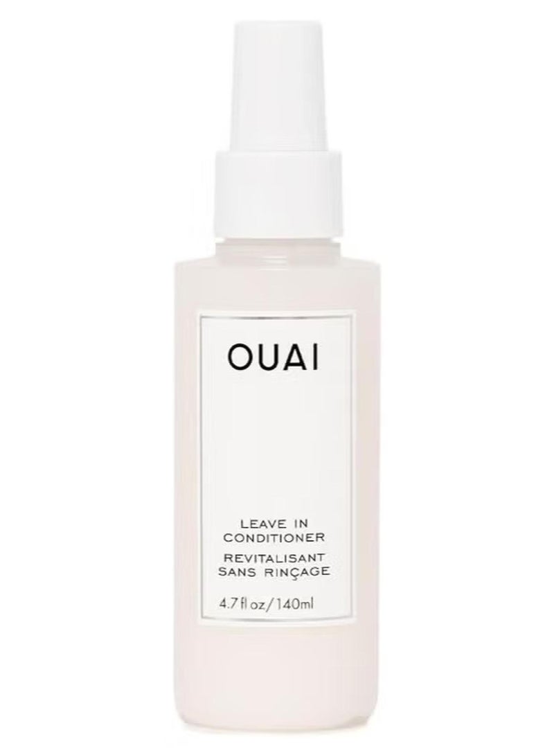 Ouai Leave In Conditioner & Heat Protectant Spray - Prime Hair for Style, Smooth Flyaways, Add Shine and Use as Detangling Spray - No Parabens, Sulfates or Phthalates (4.7 oz) - Image 1