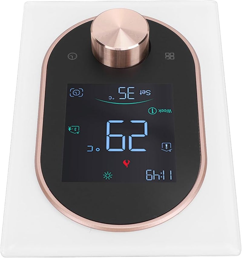 Programmable Smart Thermostat With LCD Touchscreen Knob Control Type 4 White 95V 240V APP Remote Energy Saving - Image 4