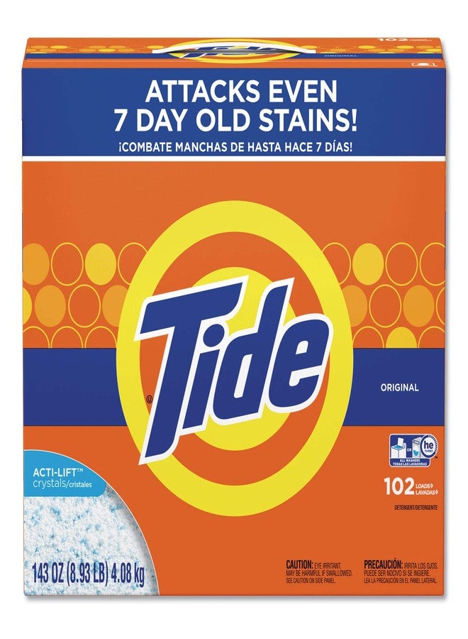 Tide 85006 2-Piece/Carton 143 oz. Box Laundry Detergent Powder - Original Scent - Image 3