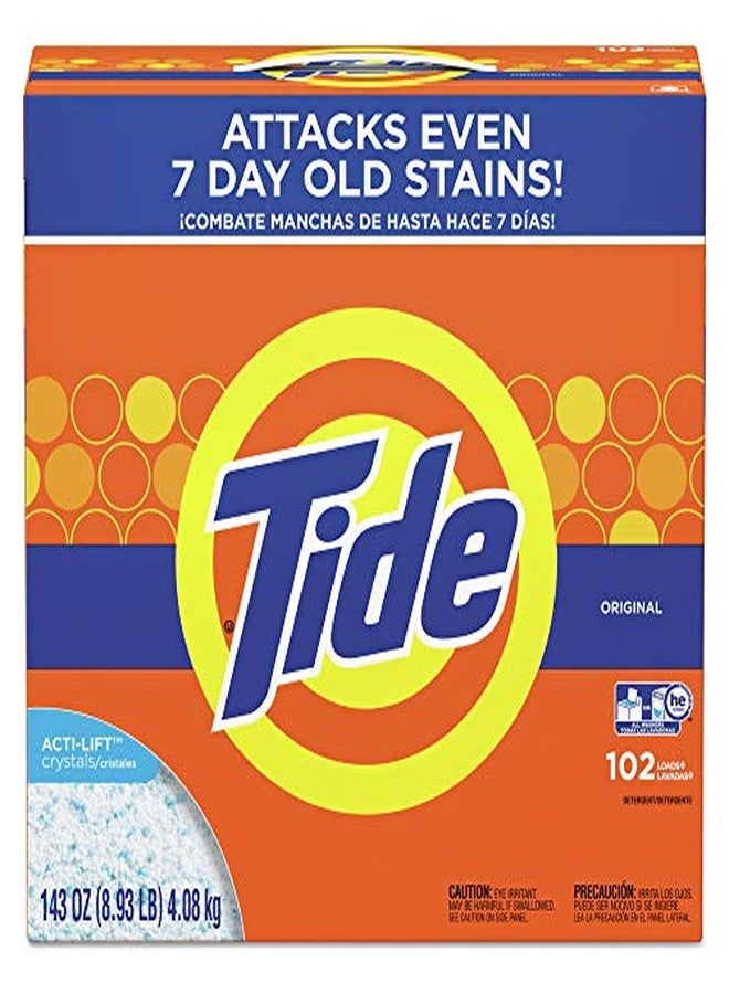 Tide 85006 2-Piece/Carton 143 oz. Box Laundry Detergent Powder - Original Scent - Image 2