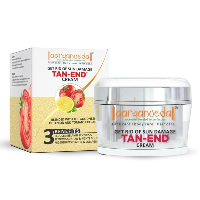 Aryanveda Tanend Face Cream For Fairness Tan Removal Anti Oxidant Man Women 50 Gm Pack Of 1 - Image 1