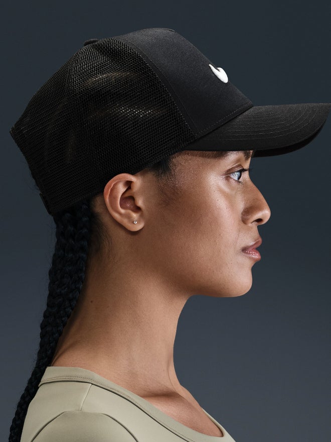 Nike Black Rise Structured Trucker Cap - Image 5