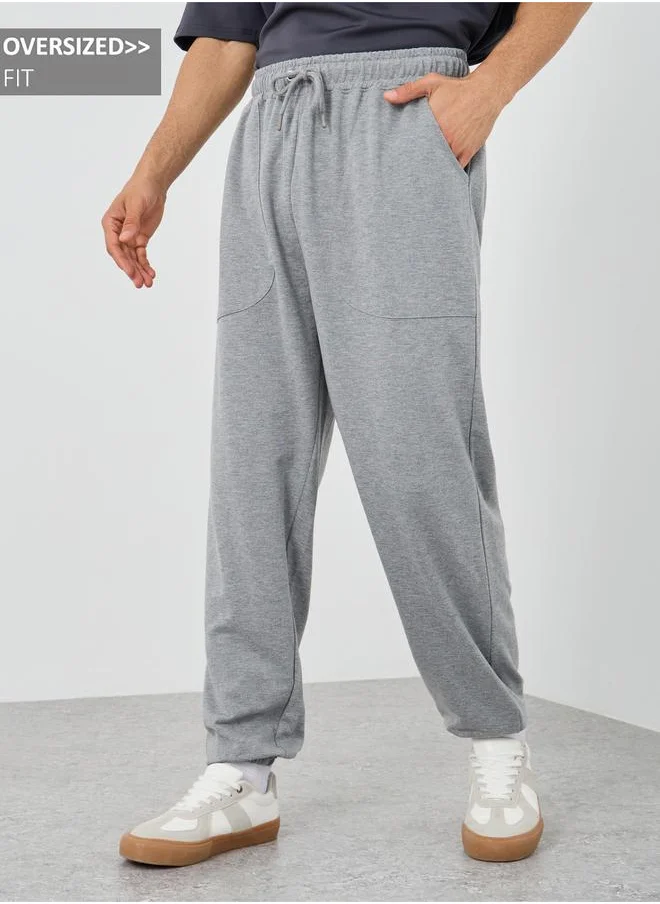 ستايلي Styli Oversized Fit Joggers with Drawstring