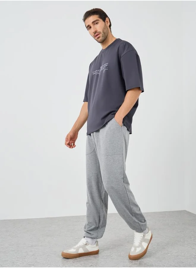 ستايلي Styli Oversized Fit Joggers with Drawstring