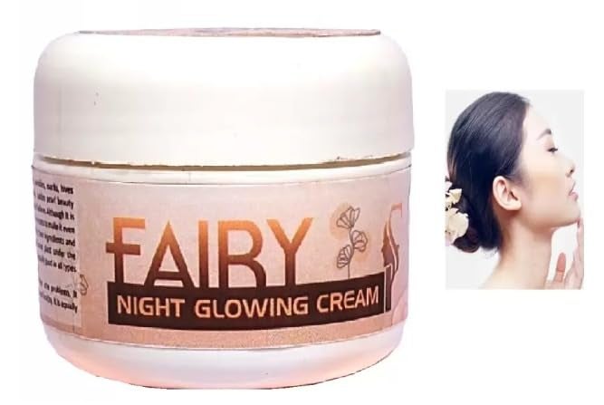 Fairy Night Cream For Wrinkle Free Skin 20 g AntiAging Night Cream for Wrinkles Deep Hydration Collagen Boosting Formula