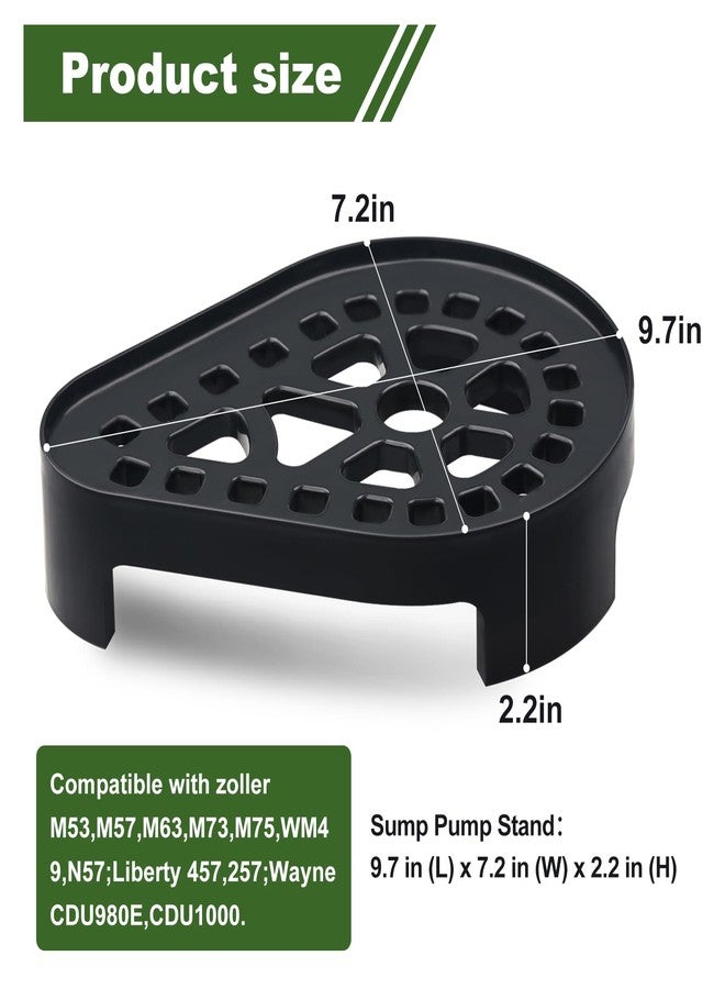 folosem Sump Pump Stand, Pump Stand Riser, Sump Pump Base for Sump Pump Accessories - Prevents Sediment Buildup And Clogging, Compatible With Most Pumps - Image 2
