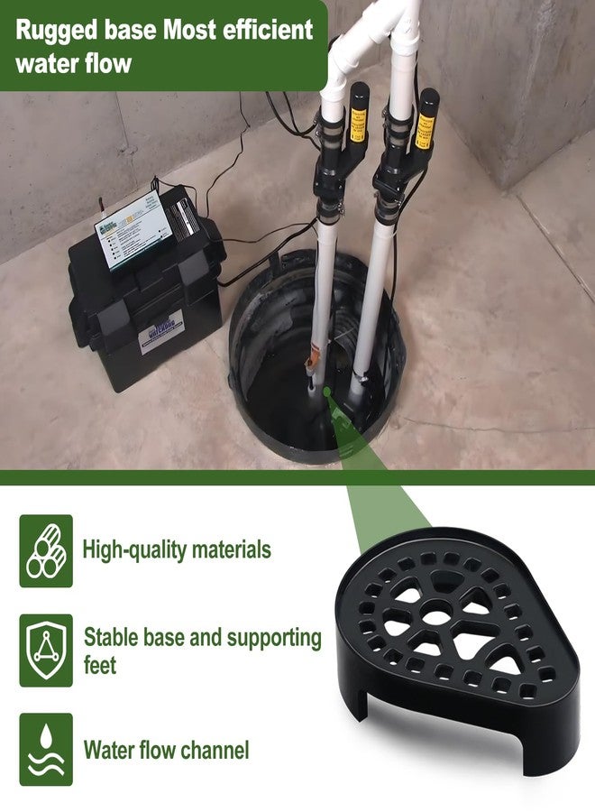 folosem Sump Pump Stand, Pump Stand Riser, Sump Pump Base for Sump Pump Accessories - Prevents Sediment Buildup And Clogging, Compatible With Most Pumps - Image 5