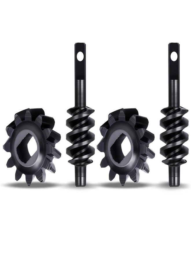 GOUP RC GOUPRC 2/12T Steel Differential Gear Worm Gear for SCX30 1/30 Axial RC Crawler Upgrades, 2 Pairs - Image 1
