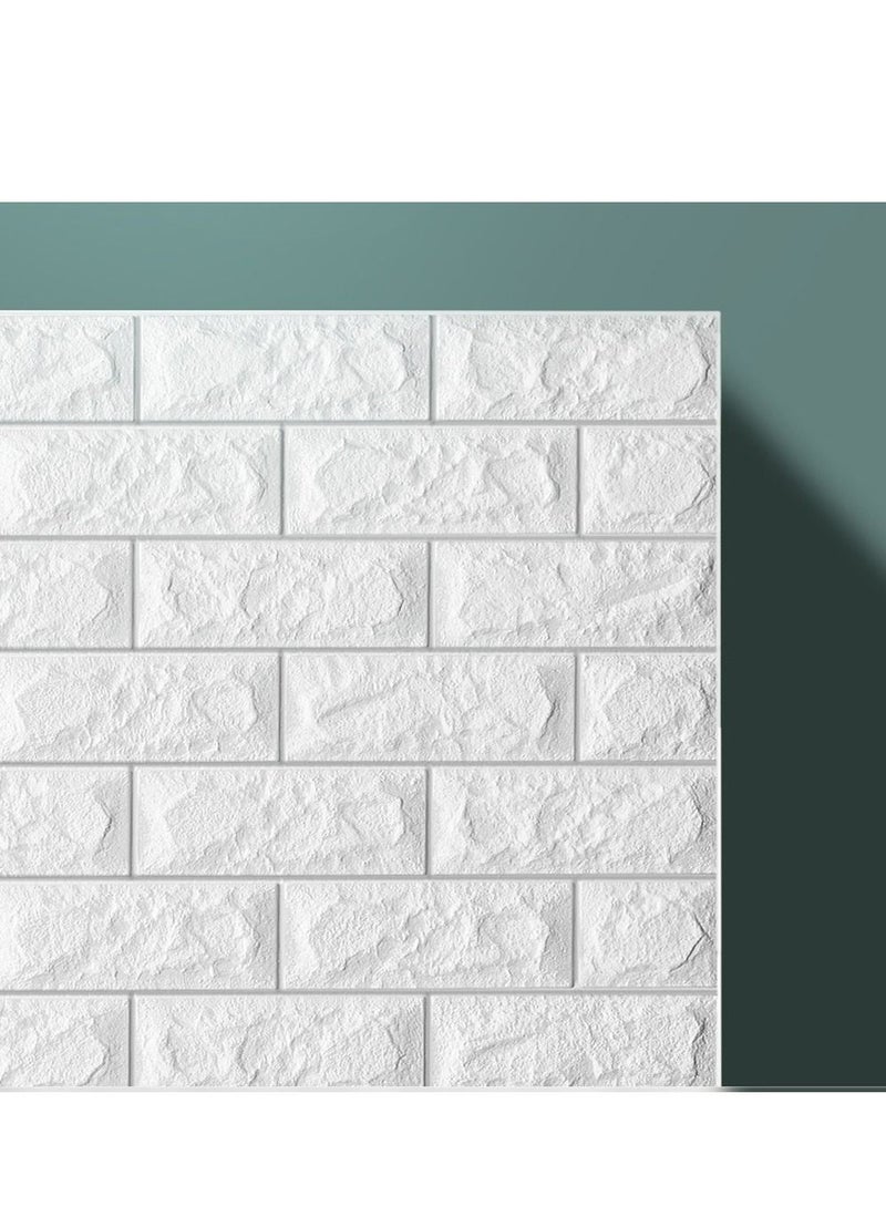لينجوي 3D الطوب ملصقات جدار ورق حائط ذاتي اللصق فو رغوة الطوب محكم تأثير مقاوم للماء رغوة البولي ايثيلين لغرفة المعيشة التلفزيون جدار وديكور المنزل 20 قطعة - Image 1