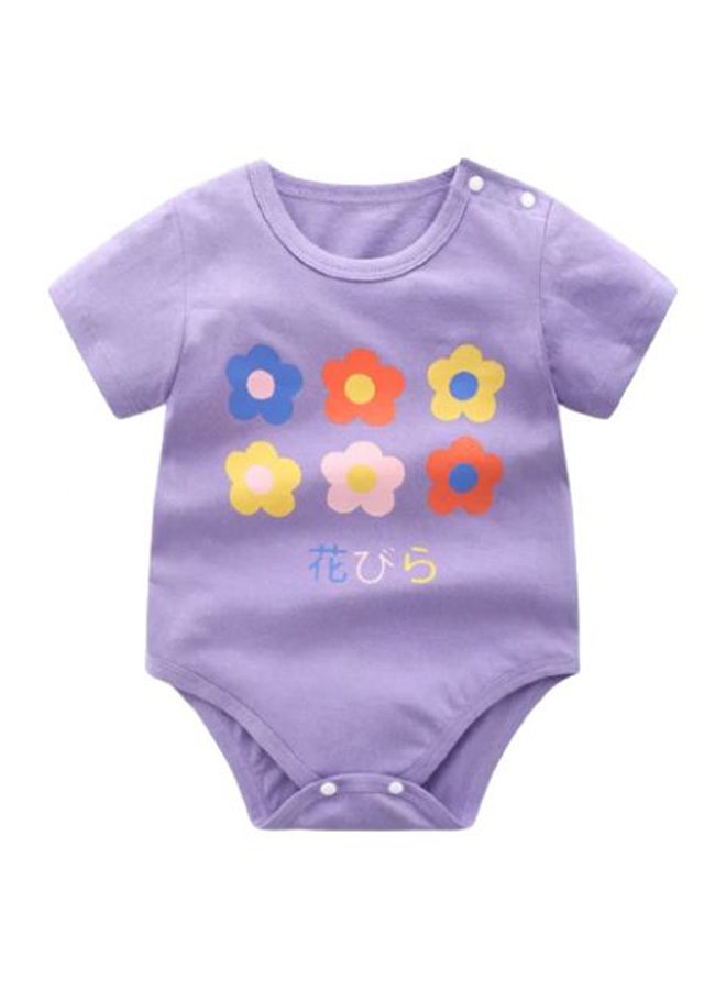 Funny Bunny - (3) Basic Half Sleeves Snap Closure Bodysuit - New Born - Image 5