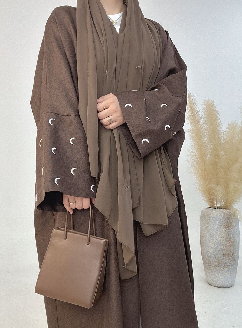 Loquat Women Muslim Robe Comfortable and Breathable Muslim Islamic Prayer Dress Clothes Embroidered Elegant Soft Abaya for Women for Daily Wear Prayer Festival - Image 1