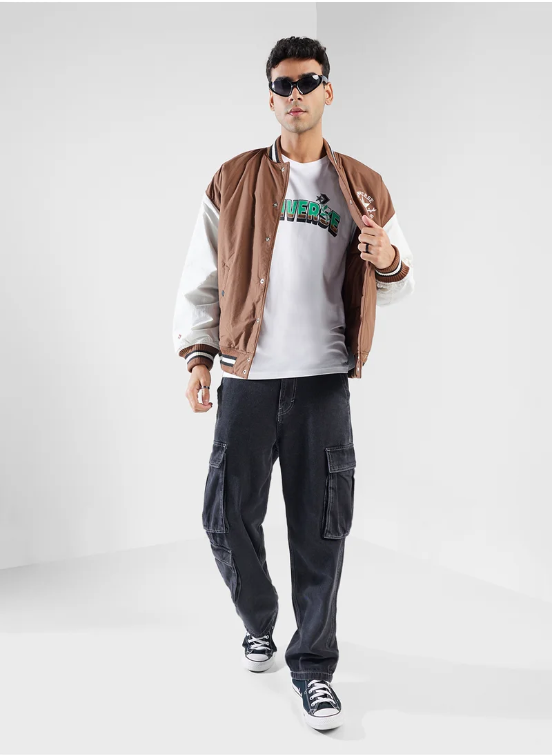 كونفرس Varsity Graphic Bomber Jacket