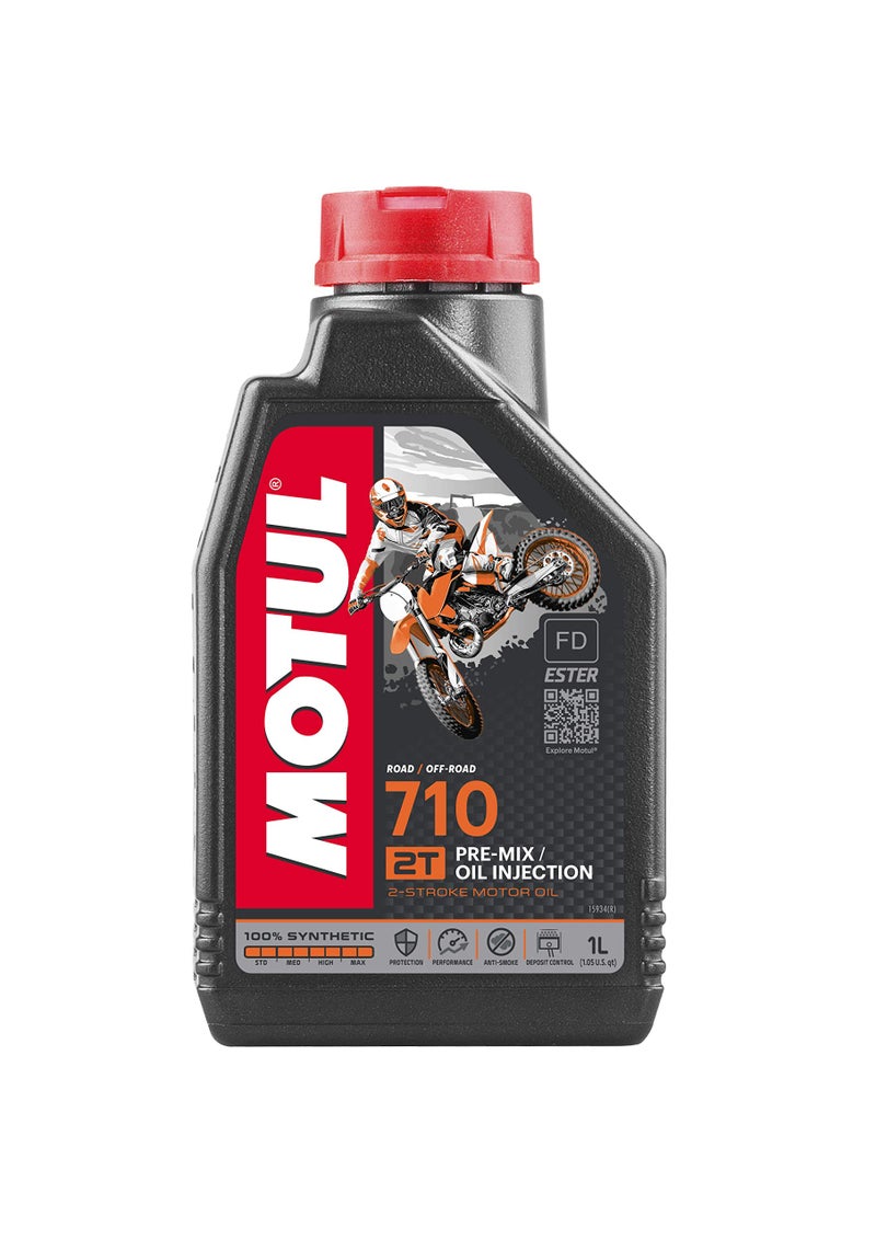 Motul 104034 710 Synthetic Premix Oil 1 Liter - Image 3