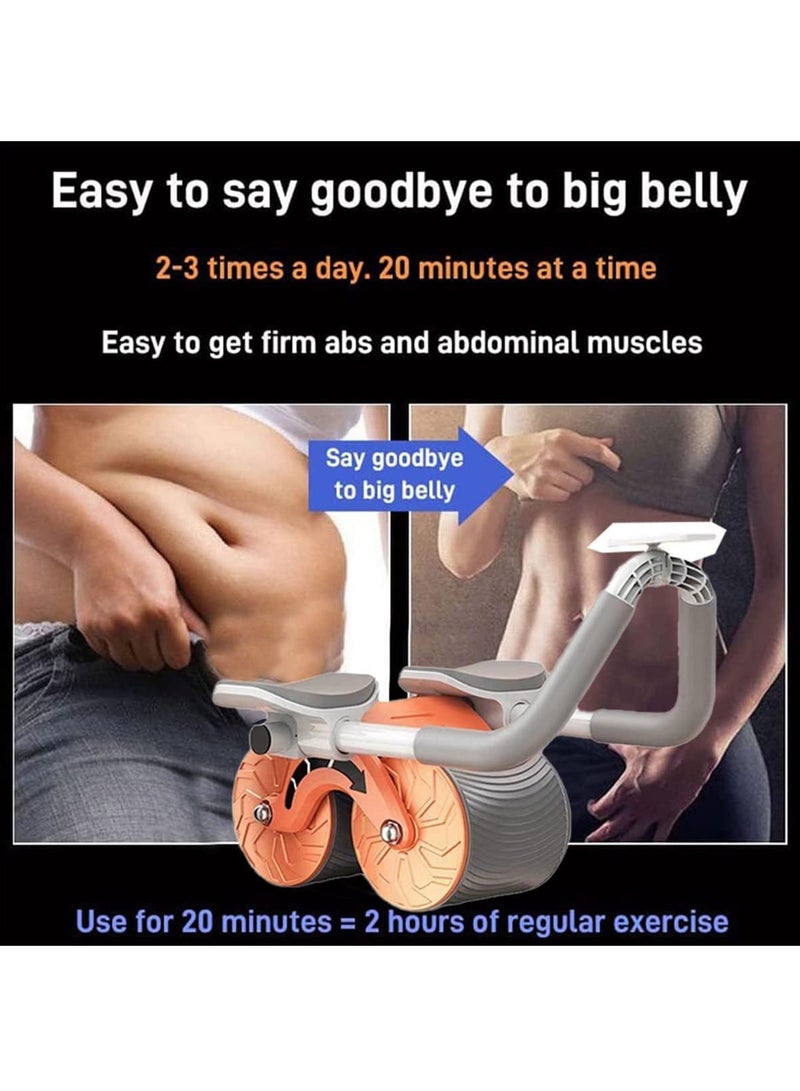 روك بو جديد ABS عجلة المتداول ، مع توقيت البطن ممارسة عجلة , مناسبة لأنّ مبتدئ مع الركبة التلقائي العودة ترتد عجلة البطن ، اللياقة البدنية قوة التدريب في المنزل الجمنازيوم - Image 3