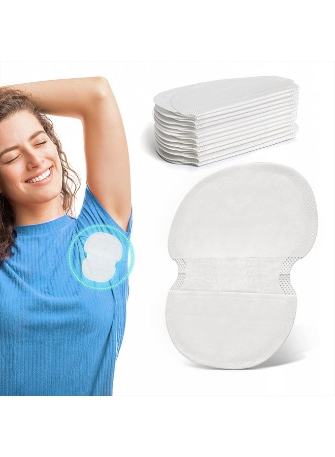 Aoeoun Underarm Sweat Pads,Aoeoun Armpit Sweat Pads for Women and Men [100 Packs],Disposable Underarm Pads for Sweating Women,Comfortable Unflavored, Non Visible - Image 1