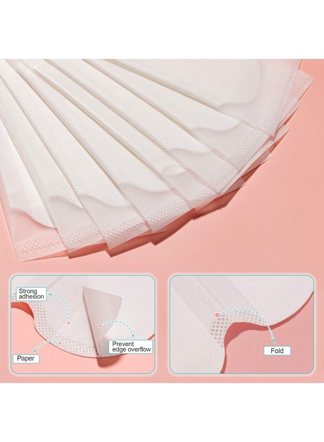 Aoeoun Underarm Sweat Pads,Aoeoun Armpit Sweat Pads for Women and Men [100 Packs],Disposable Underarm Pads for Sweating Women,Comfortable Unflavored, Non Visible - Image 4