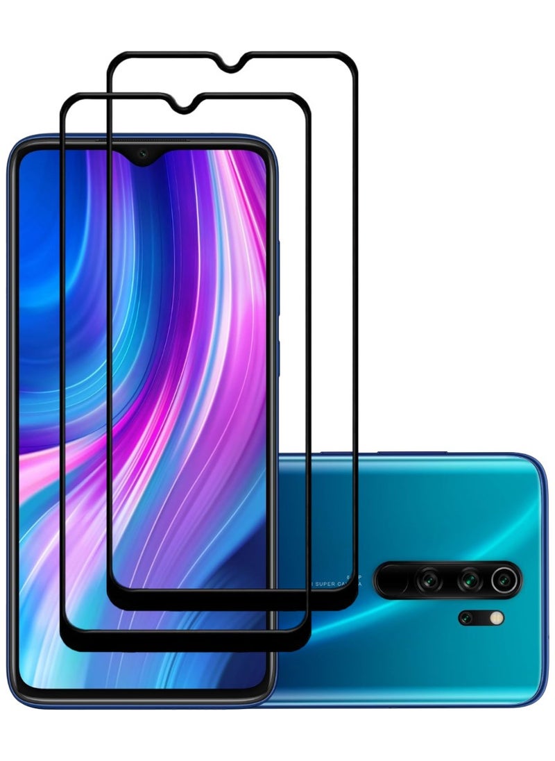ACLIX 2 Pieces Antistatic ESD Dustproof Premium Quality High Definition Tempered Glass Screen Protector Designed For Xiaomi RedmiNote 8 Pro - Image 1