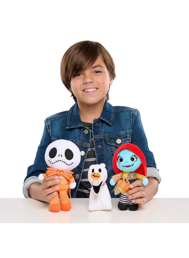 Just Play Disney Tim Burton's The Nightmare Before Christmas Halloween Small Plushie 3-piece Set, Kids Toys for Ages 3 Up by Just Play  - Image 2